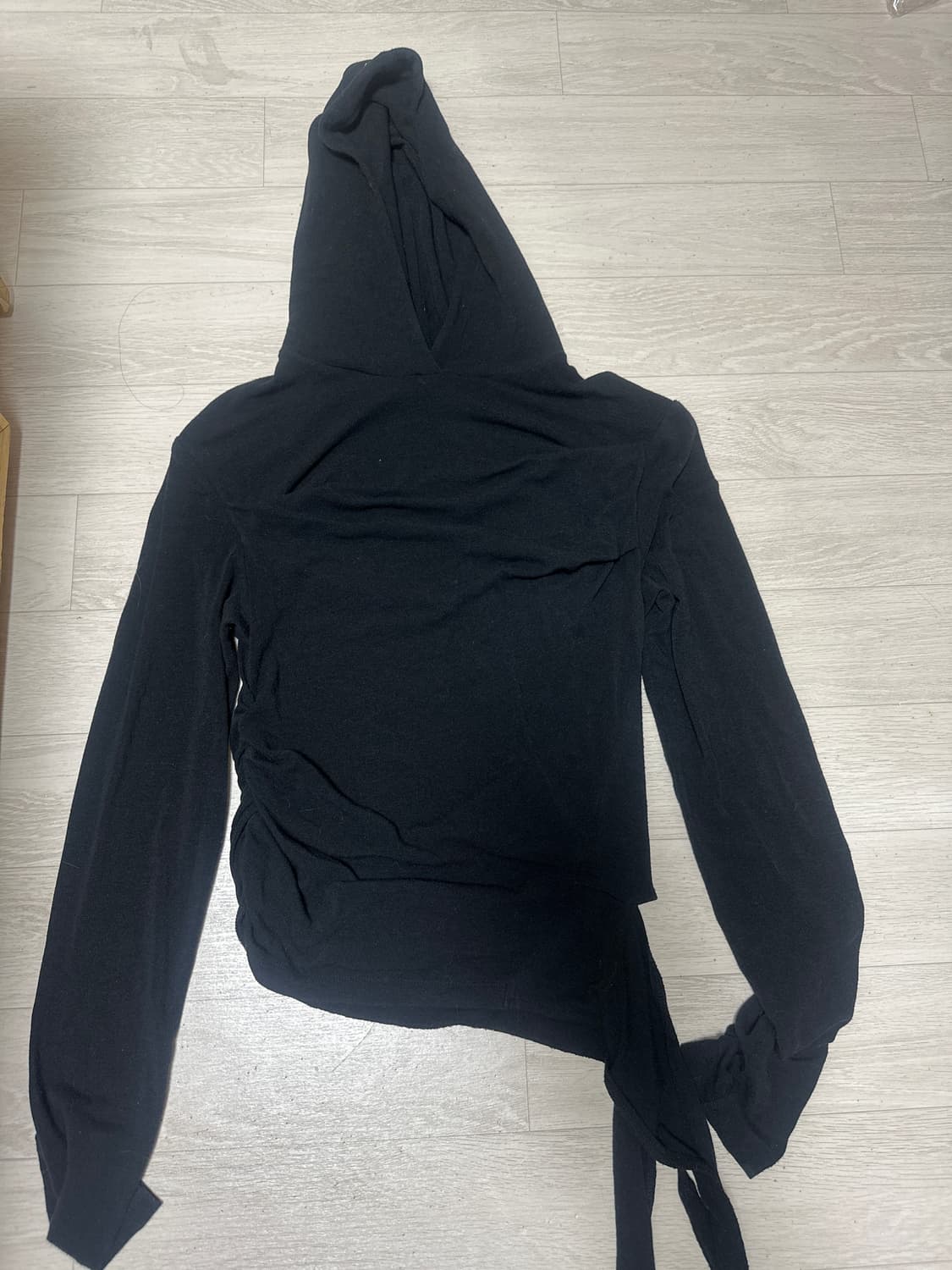 LCDC 언발란스 후디 블랙 상품이미지2