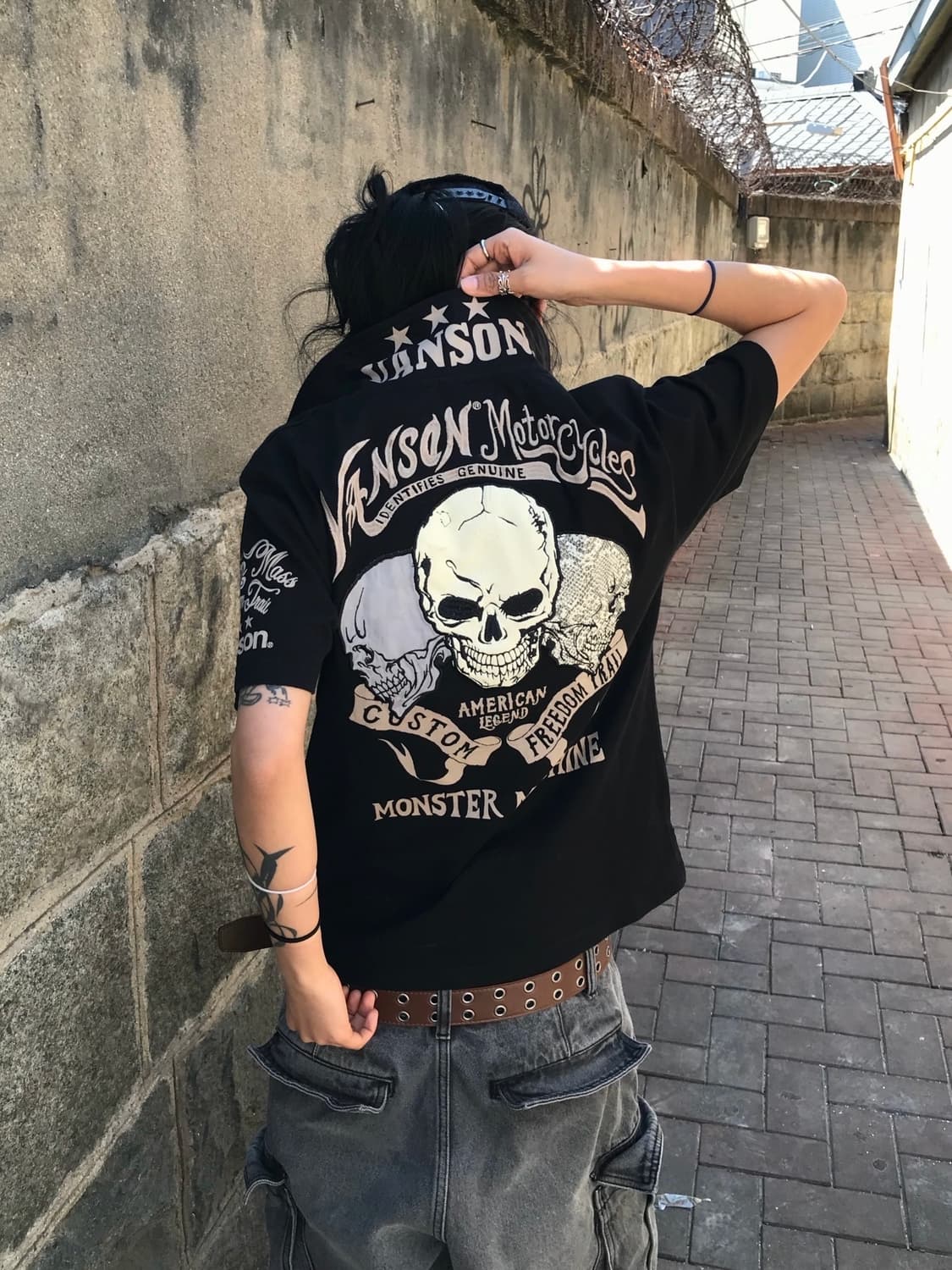 Vanson Embroidery PK T-shirt 상품이미지2