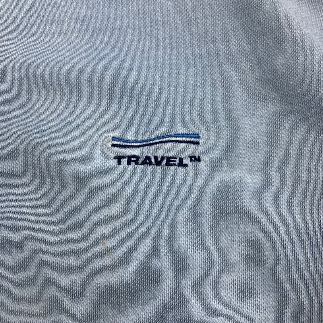 트래블 스카이 컬러 스몰 로고 투웨이 후드집업 상품이미지2