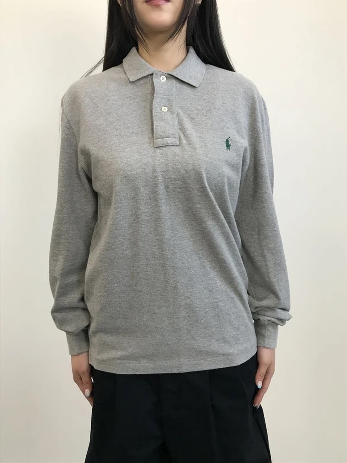 Polo Ralph Lauren Grey Long Sleeve Polo  상품이미지3