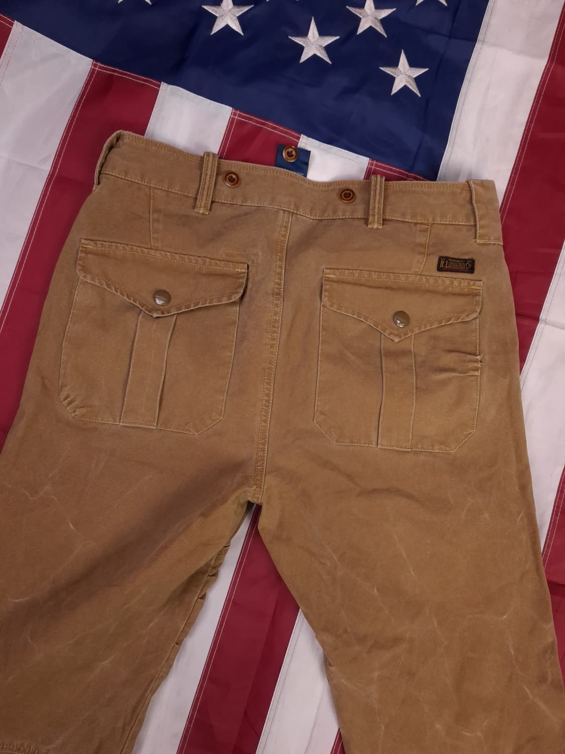 오리지날 랄프로렌폴로 피그먼트 카고 바지 상품이미지3