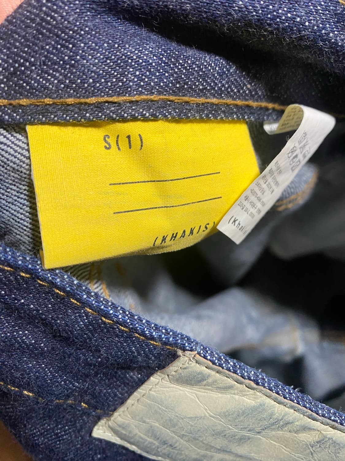 Khakis 카키스 셀비지 5pocket jean 데님, s 상품이미지5