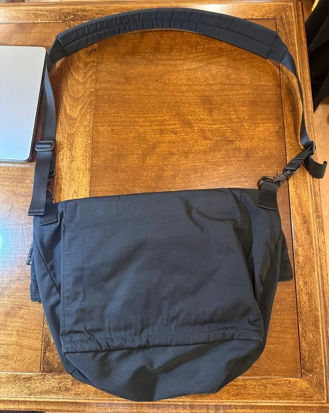 아미아칼바 • Gabardine paper bag [Black] 상품이미지2