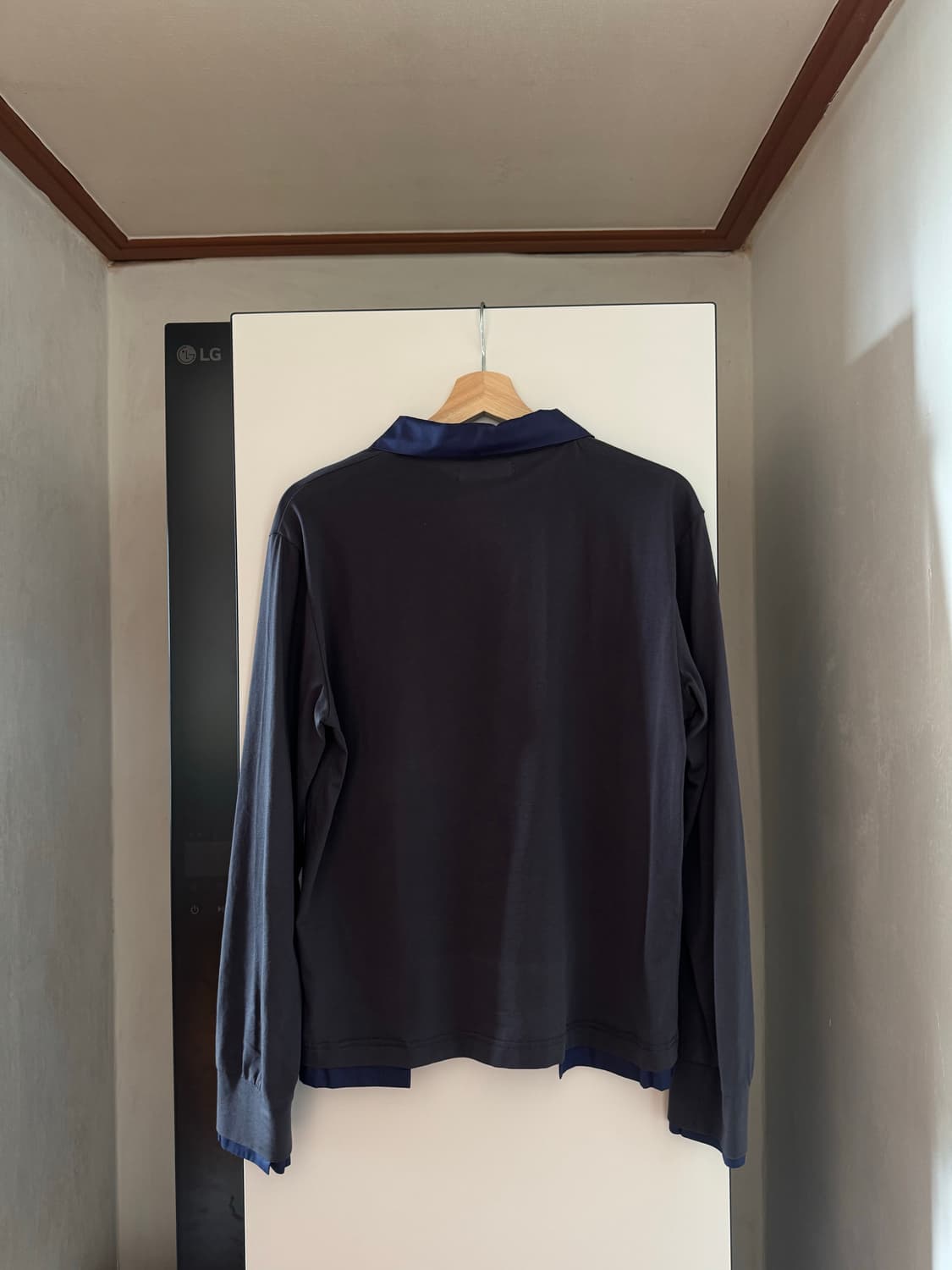 기마구아스 LUIS LS POLO 그레이 네이비 M 상품이미지2