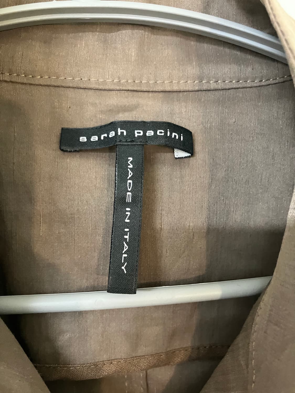 [made in italy]Sarah Pacini의 슬리브리스 롱 베스트 상품이미지2