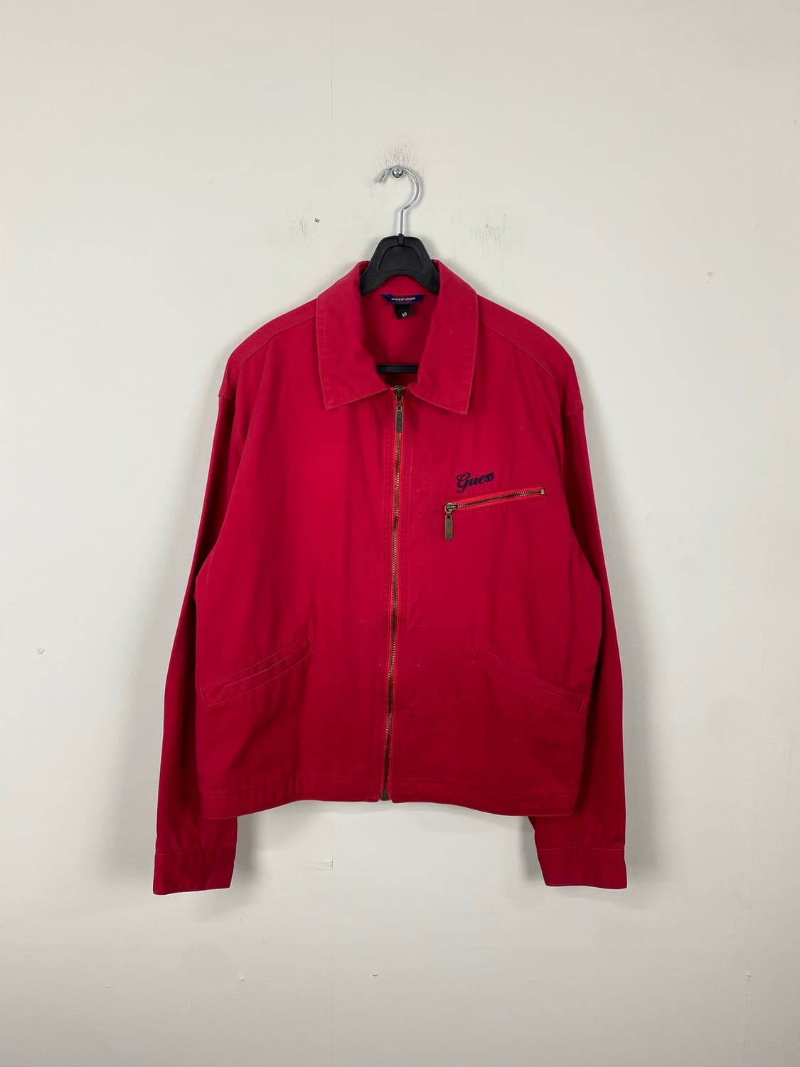 게스 진 레드 워크자켓 S 상품이미지1