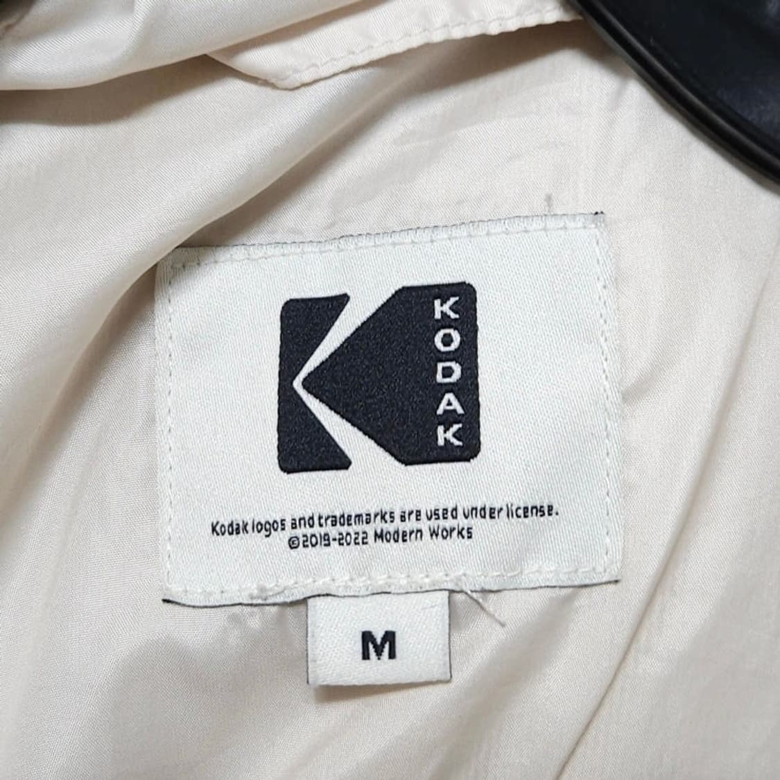 95 Kodak 코닥 플리스 후리스 자켓 아이보리 상품이미지5