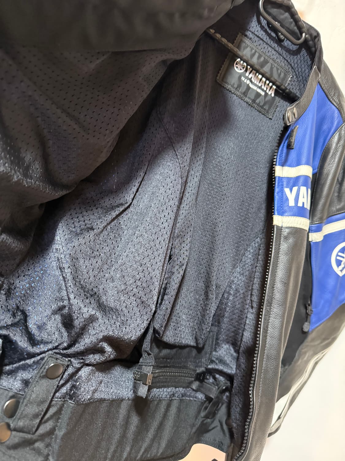 야마하 가죽 라이더 자켓 M 상품이미지6