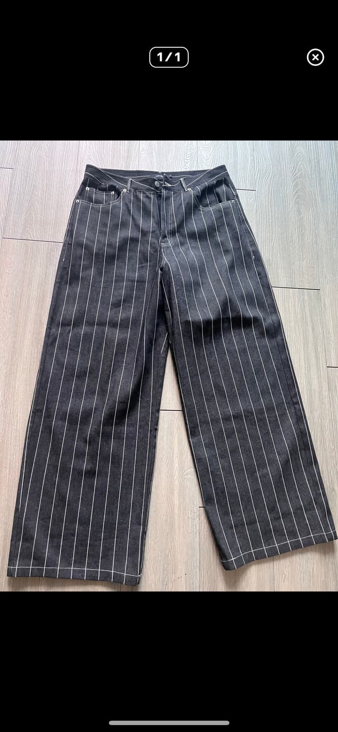 아캄 스트라이프 팬츠 상품이미지1