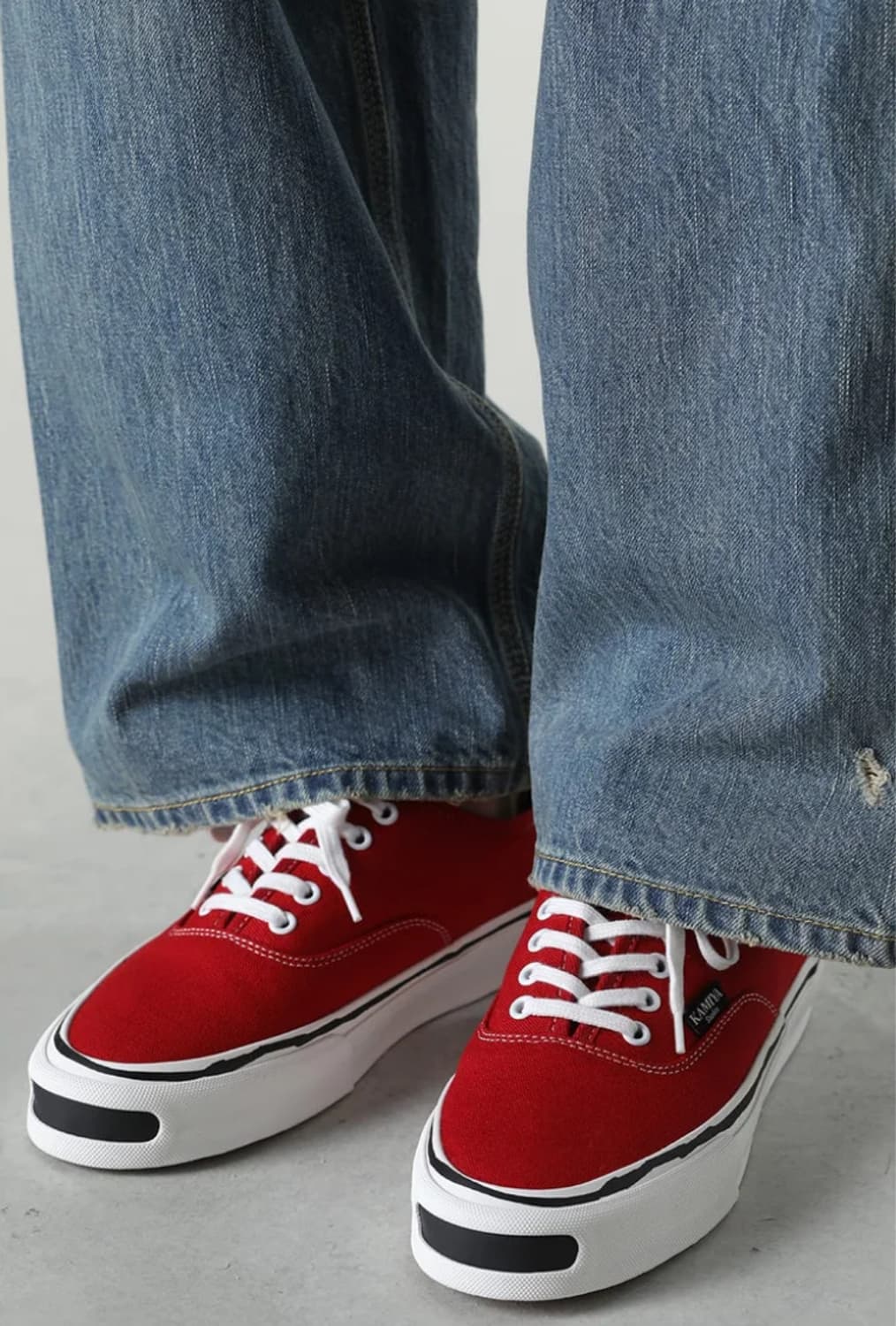 [42] KAMIYA Vulcunaized Sneaker벌커나이즈 스니커 상품이미지1