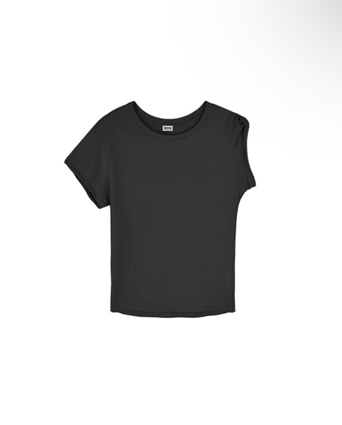 리포스 Unbal Roll-up T-Shirts (Charcoal) 상품이미지7