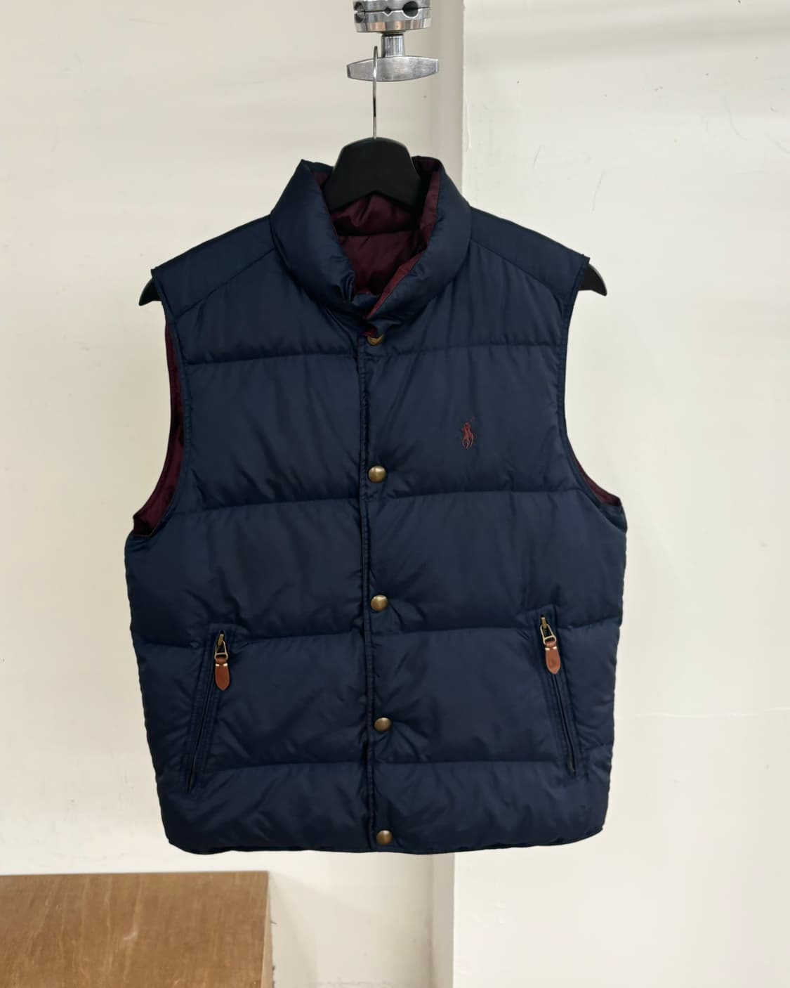 폴로 랄프로렌 리버시블 다운 패딩 조끼 상품이미지1