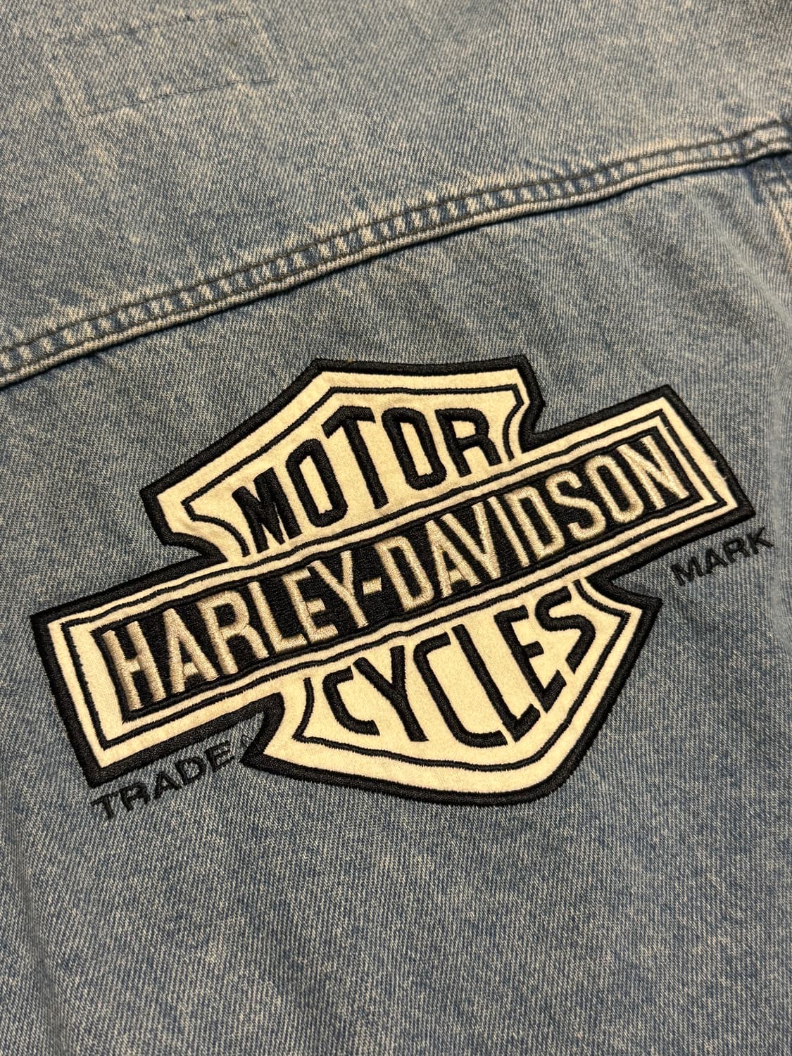 90‘s 할리데이비슨 데님 트러커 자켓 상품이미지3