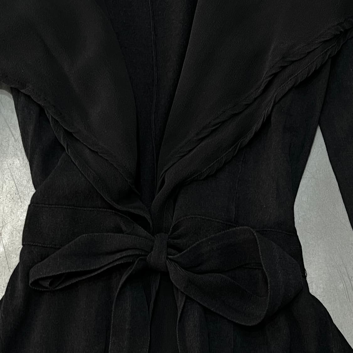  아르마니 꼴레지오니 레이어드 카라 롱 가디건 y16015 상품이미지4