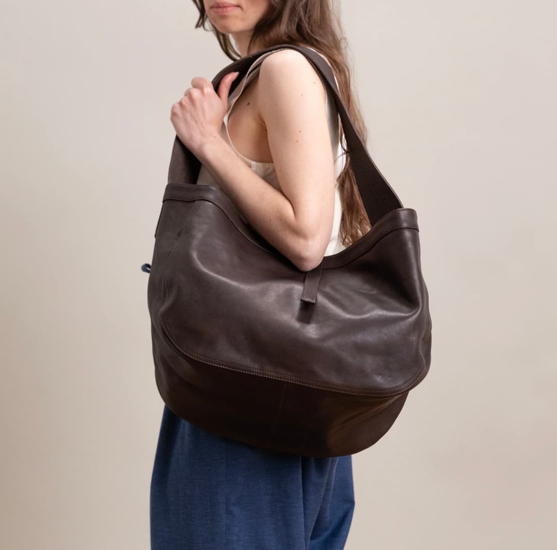 26ss LOT.004 Newsboy Bag (Horse leather) 상품이미지8