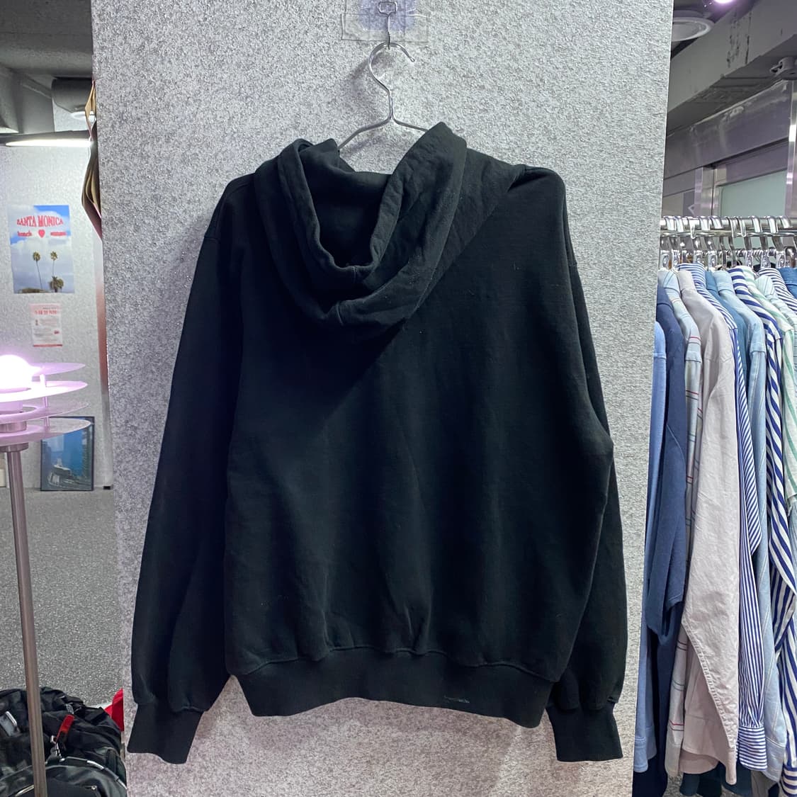 디스이즈네버댓 아치로고 블랙 후드티 B4087 상품이미지4