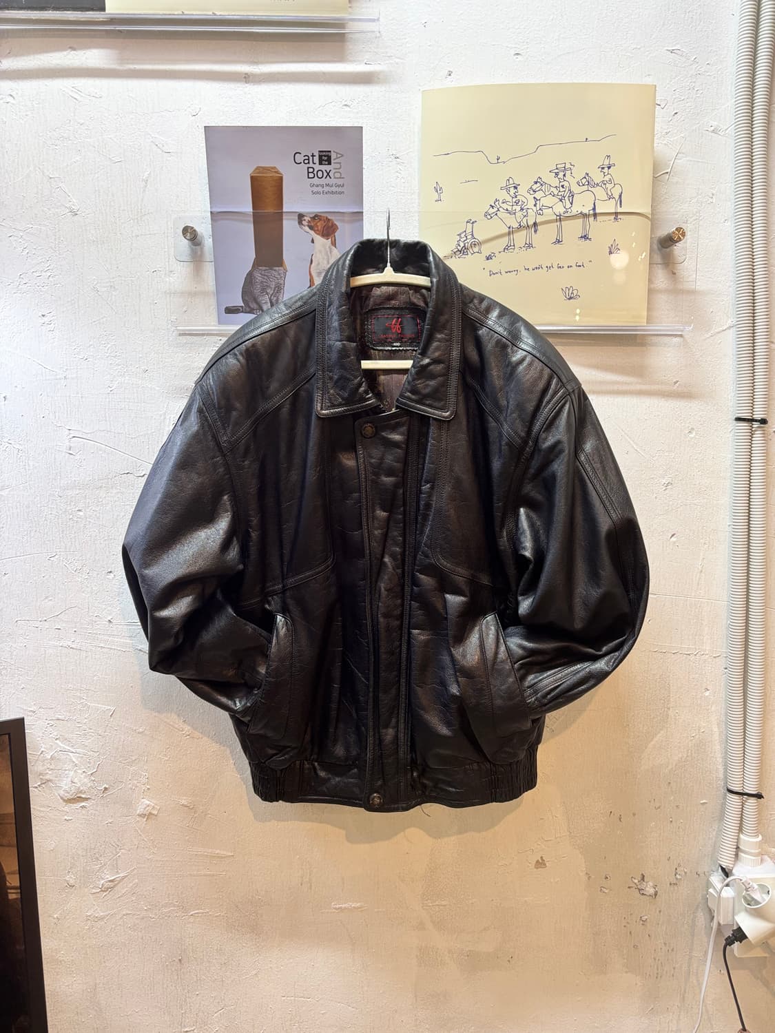 빈티지 가죽 자켓 상품이미지5
