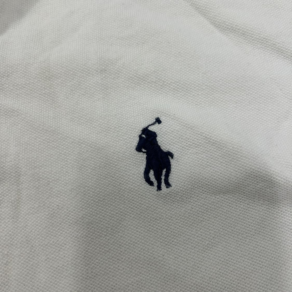 폴로 랄프로렌 화이트 반팔 카라티 s 상품이미지3