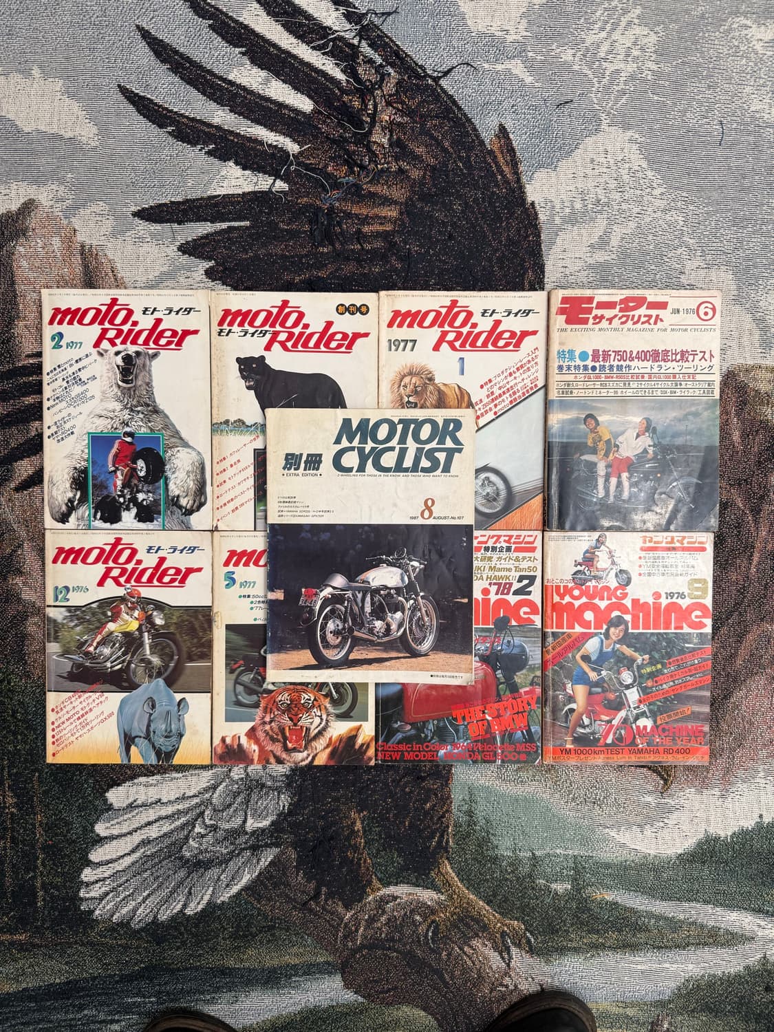 70s 올드 일본 바이크 잡지  상품이미지1