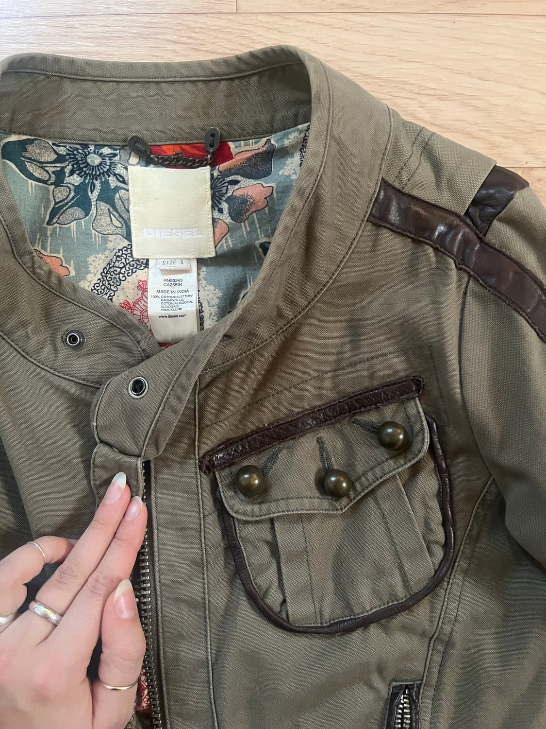 디젤 Y2K 모터, 그룬지 자켓 L  상품이미지7