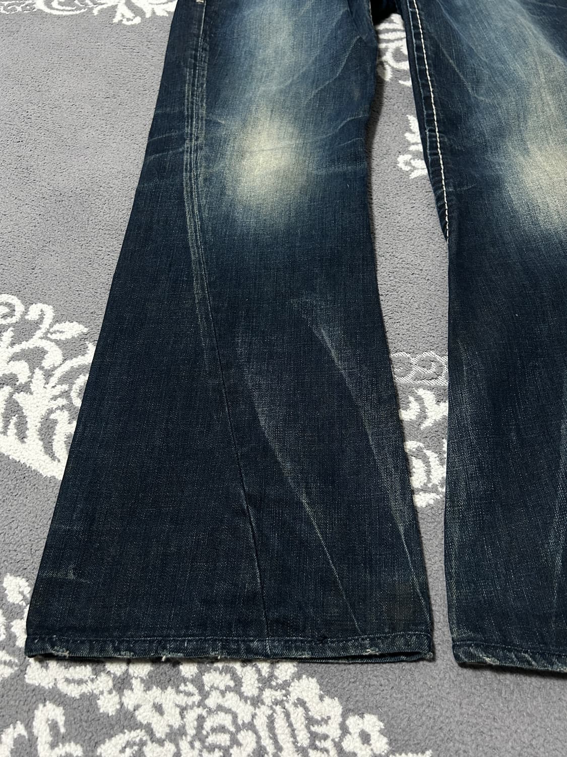 버커루 스파이럴 데님 팬츠 상품이미지4