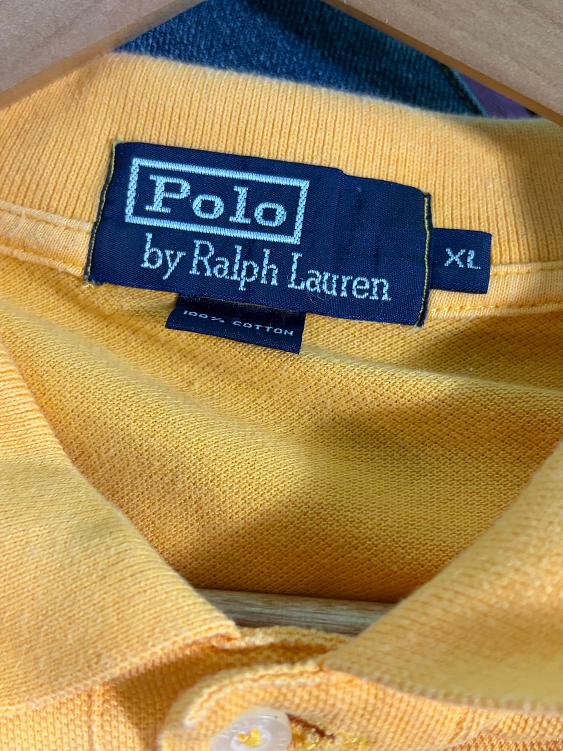 폴로 멀티 빅포니 치프키프 옐로우 오렌지 반팔 카라 티셔츠 XL 상품이미지9