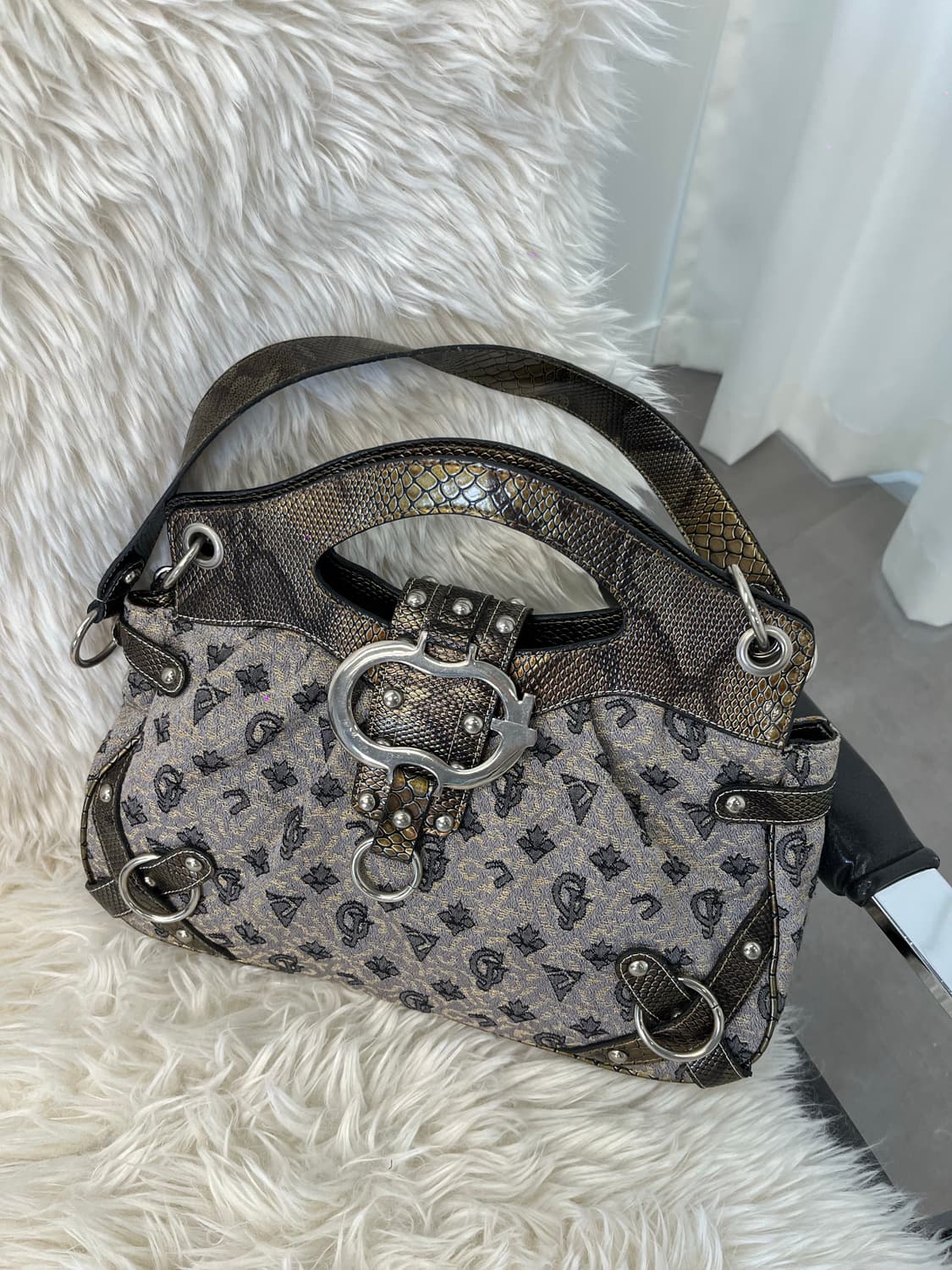 Alligator Leather Shoulder Bag 상품이미지1