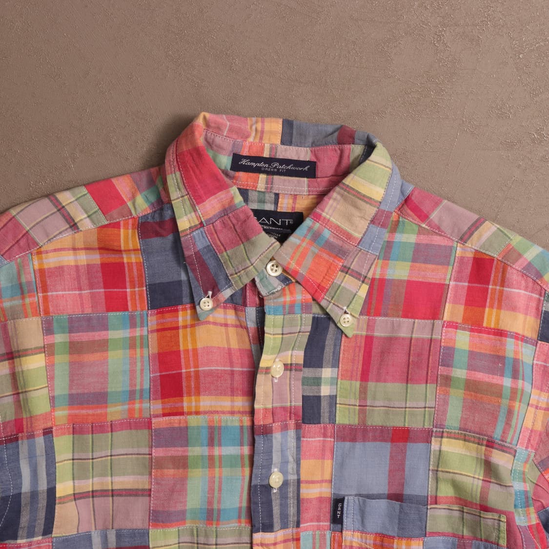 간트 패치워크 셔츠 A1544 상품이미지2