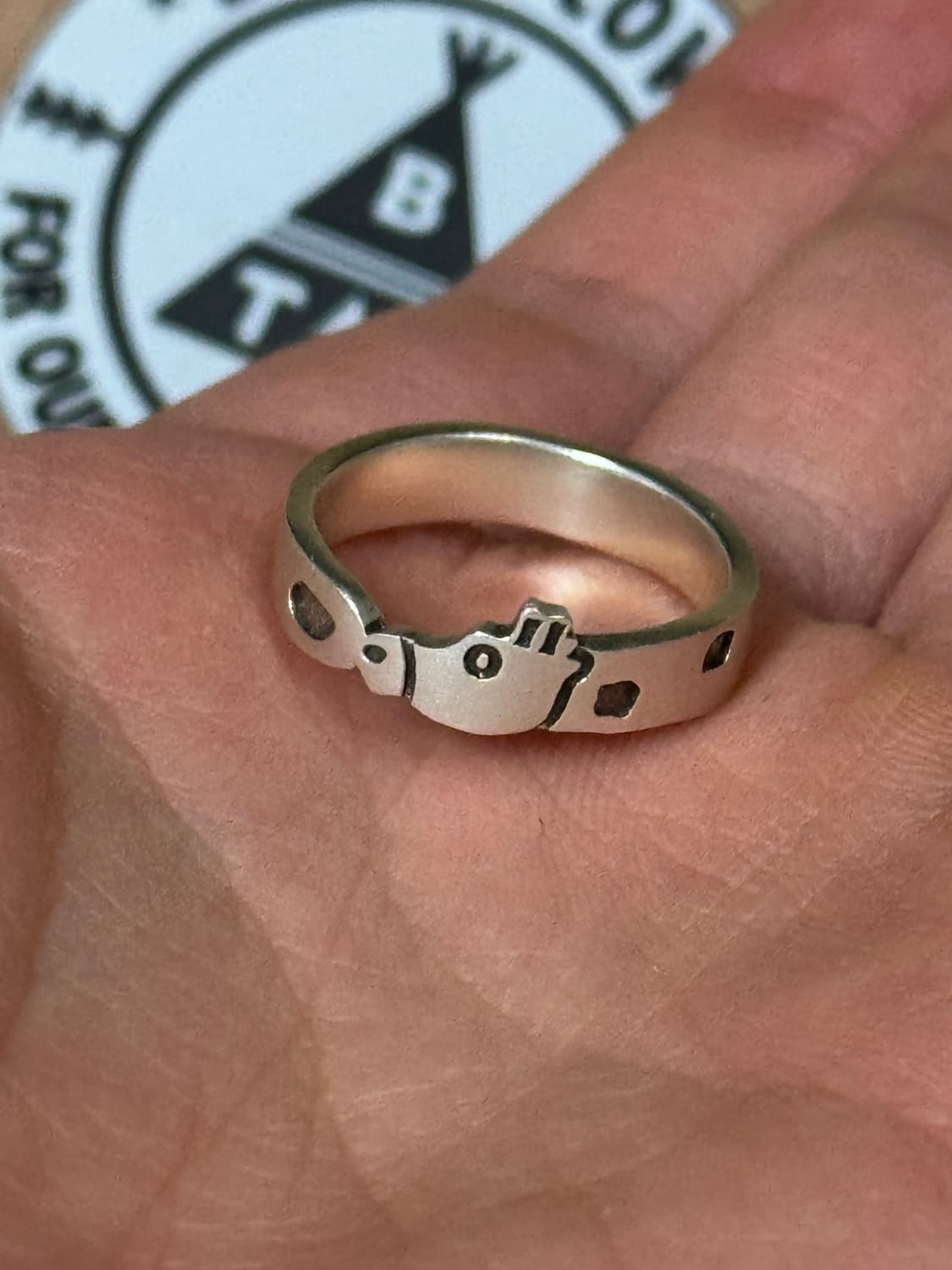 바이더커버 기린 반지 15호 새상품 상품이미지1