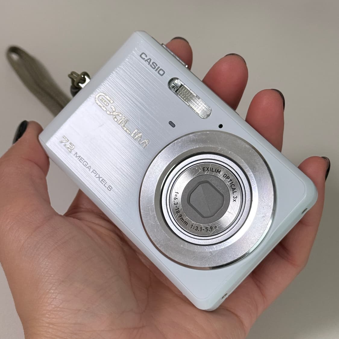 카시오 엑실림 z77 빈티지 디카 디지털카메라 화이트 상품이미지2