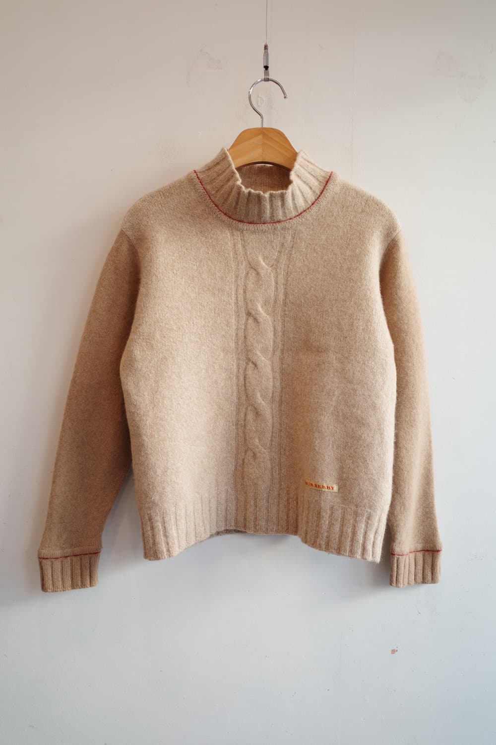 BURBERRY 버버리 울 모크넥 니트 상품이미지1