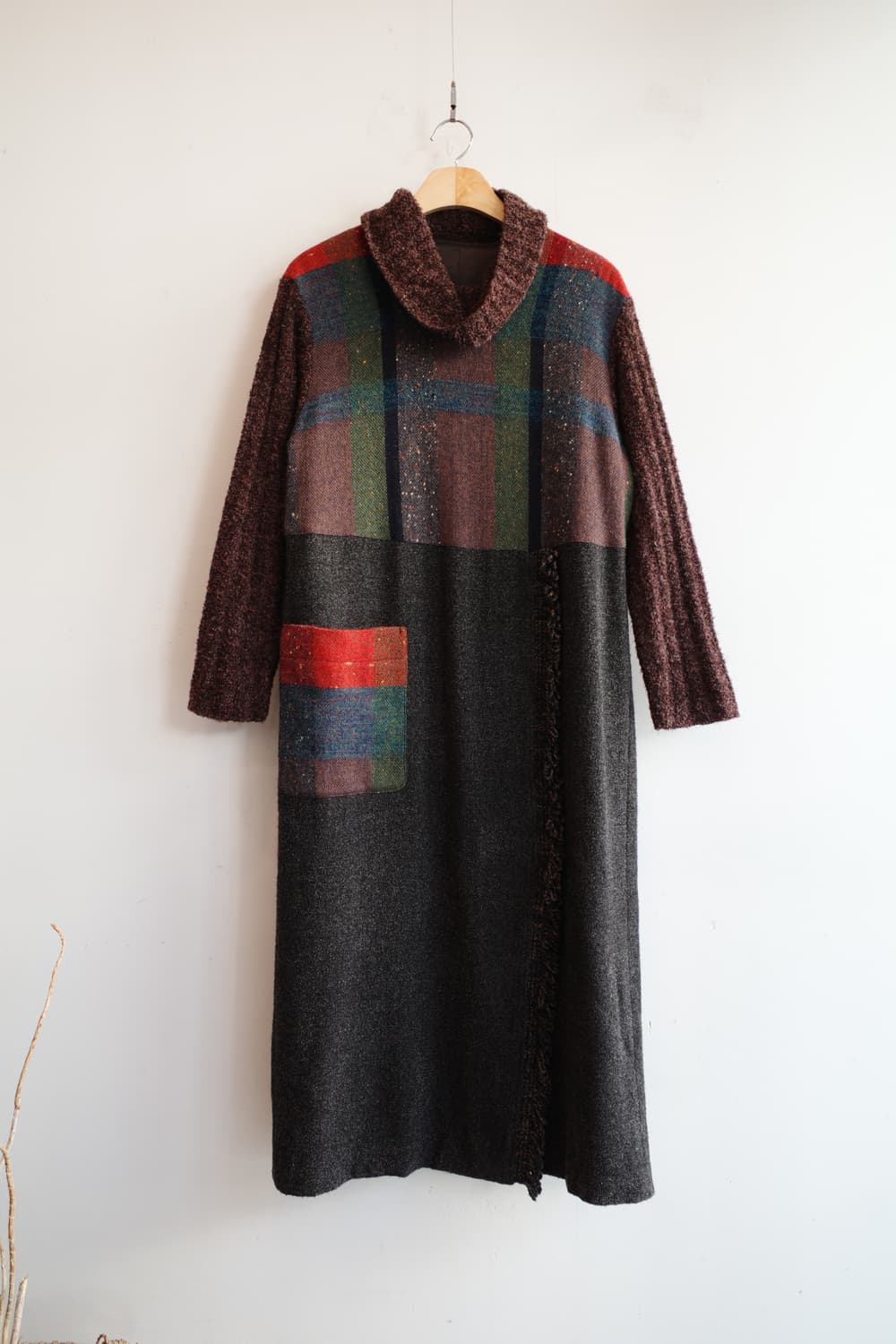 Japan brand 크레이지 패턴 울 원피스  상품이미지1