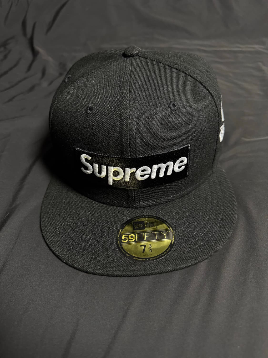 [734] 24FW 슈프림x뉴에라 저지 박스로고 블랙 상품이미지5