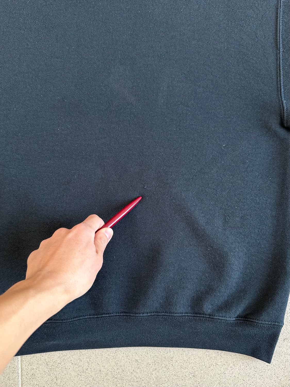 빈티지 러셀 후드 블랙 L 상품이미지7