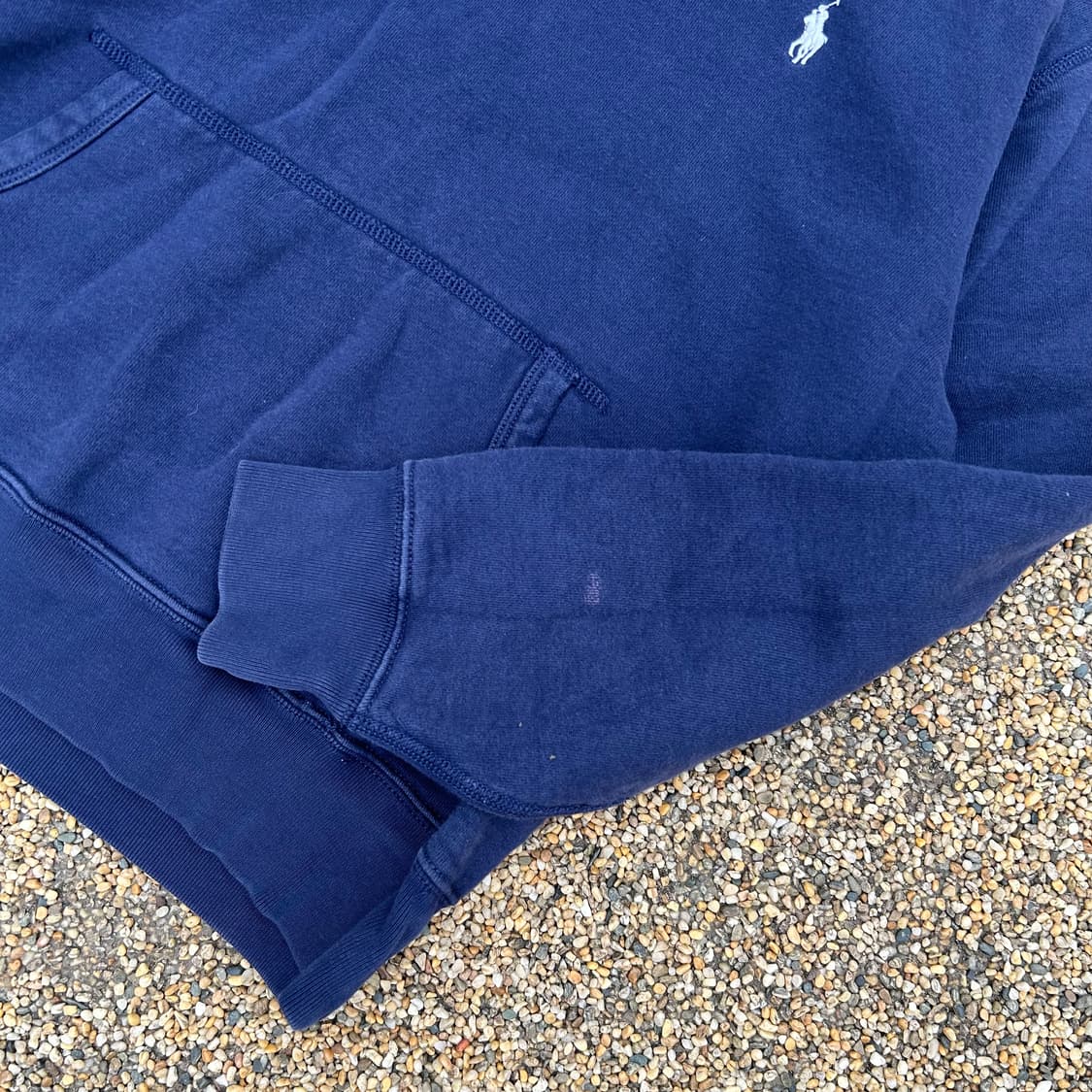 폴로 (POLO RalphLauren) RL 화이트 포니 네이비 후드티 상품이미지4