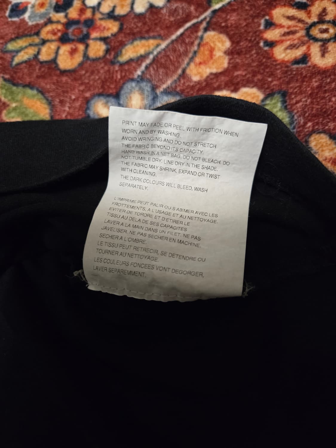 꼼데가르송 PLAY 빅 하트 프린트 반팔 티셔츠(XL,공용) 상품이미지8