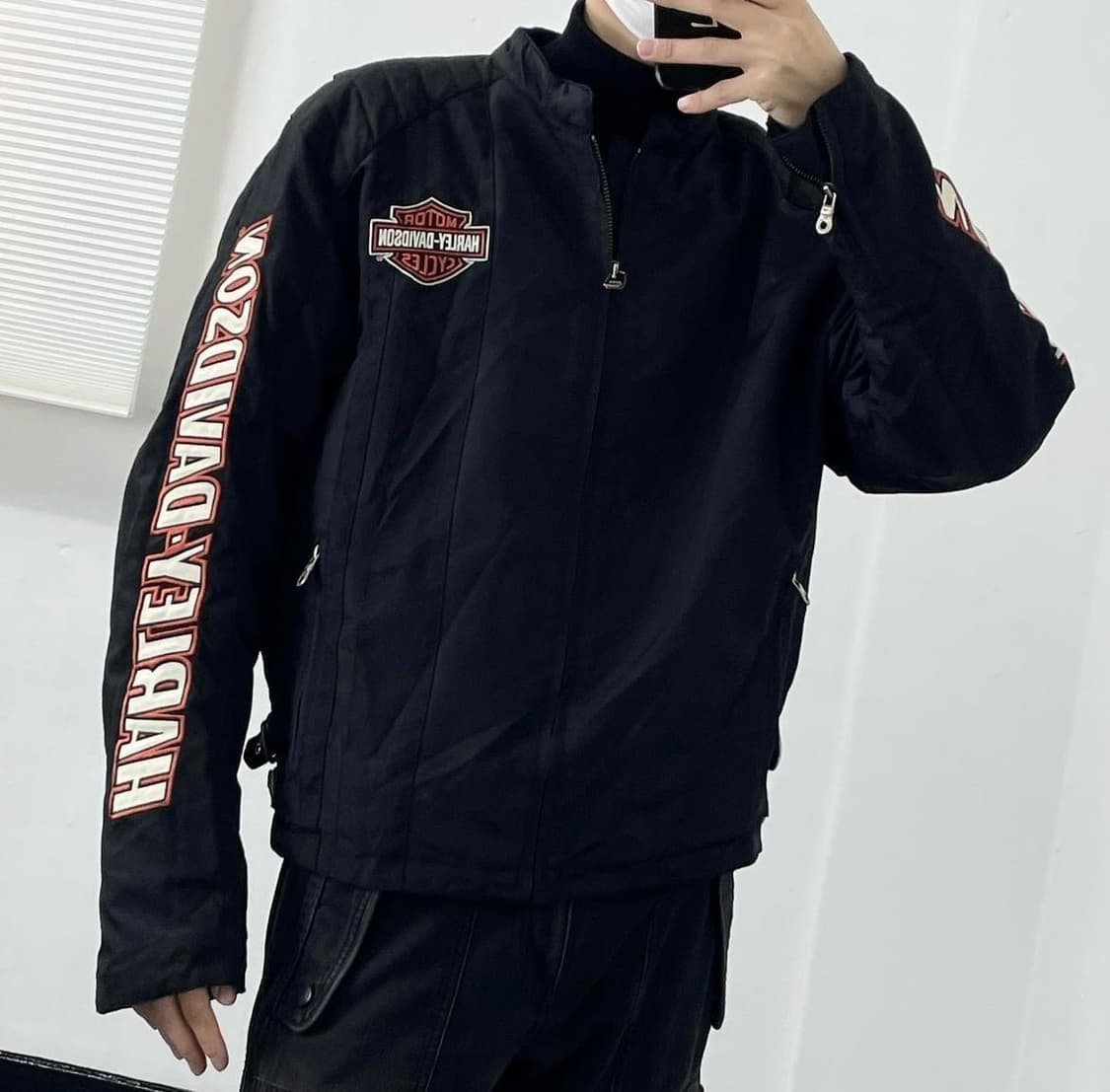 할리데이비슨 모터사이클 나일론 레이싱 자켓  상품이미지5