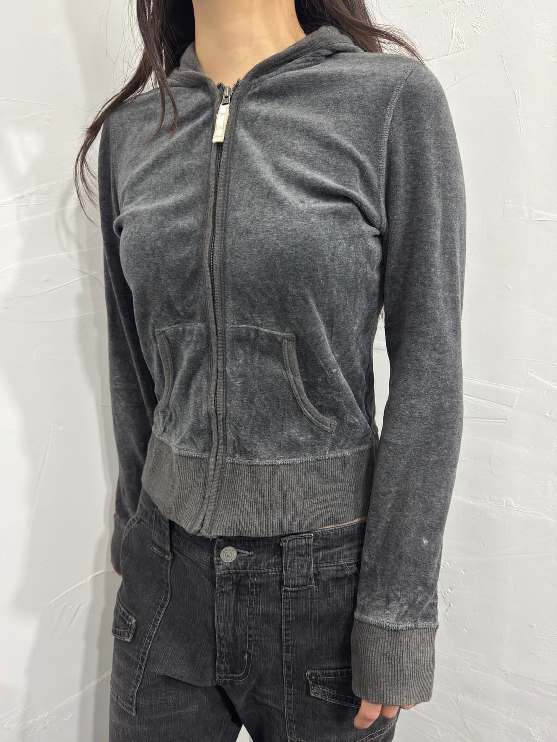 uniqlo slim hood zipup 상품이미지4