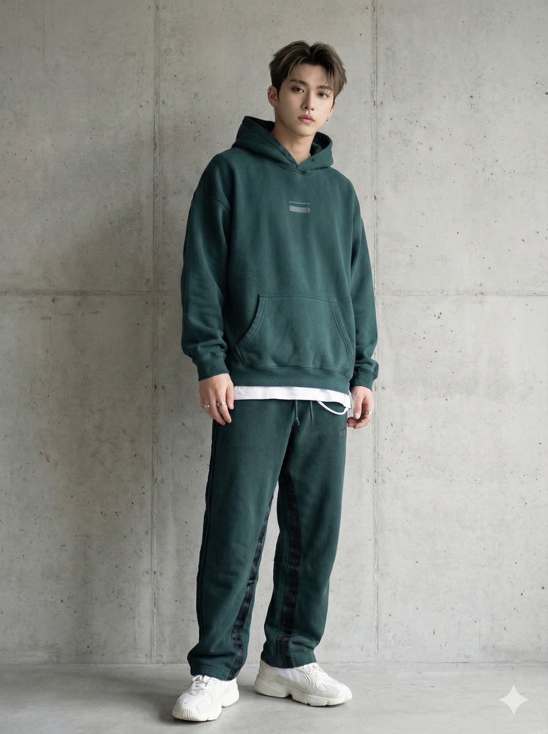 아디다스 오리지널스 R.Y.V. 테이핑 후드 & 조거 팬츠 셋업 상품이미지1