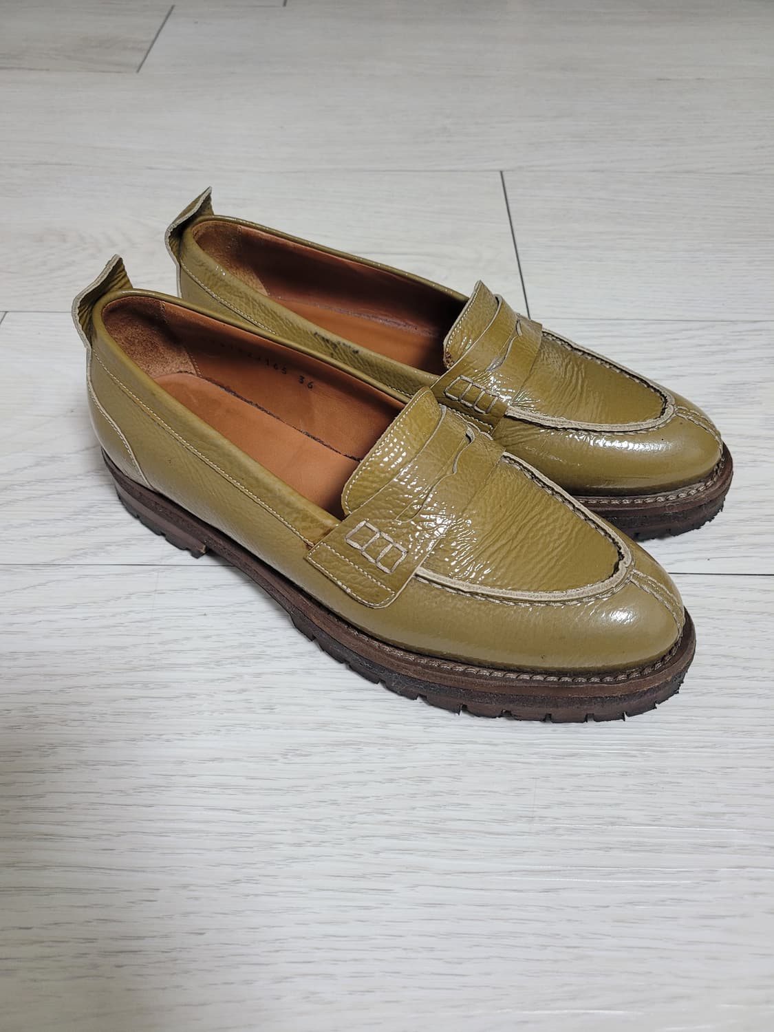 이태리 명품 트루사르디 에나멜 페니 로퍼 36 (235) 상품이미지3