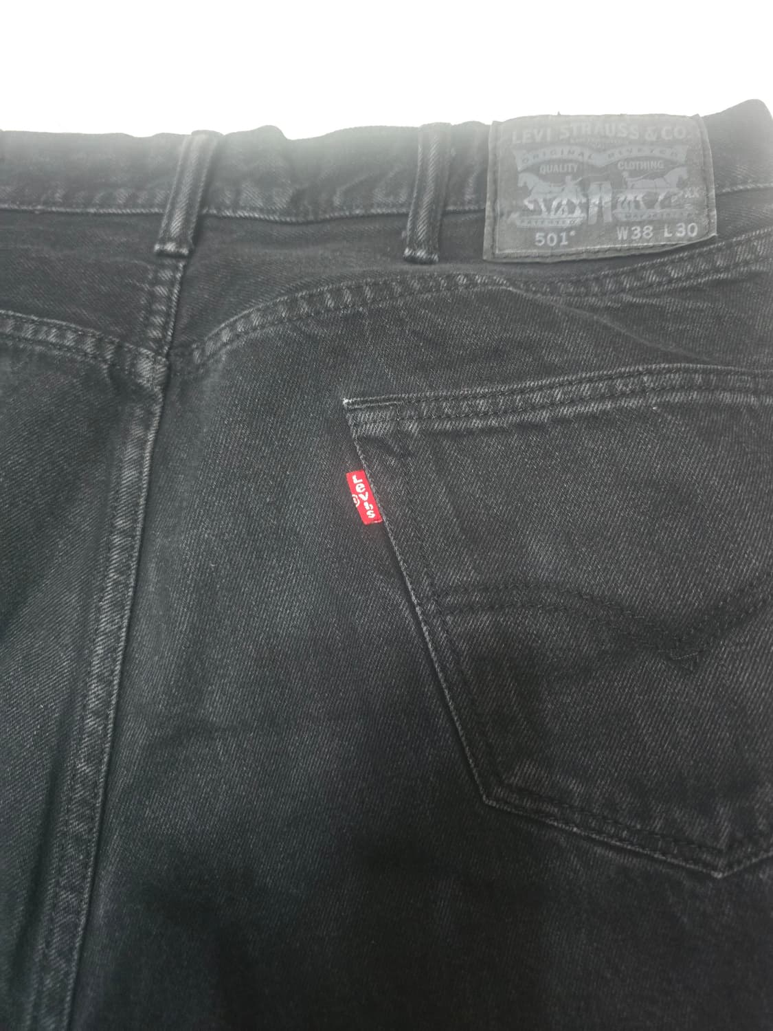 리바이스 501 흑청 상품이미지4