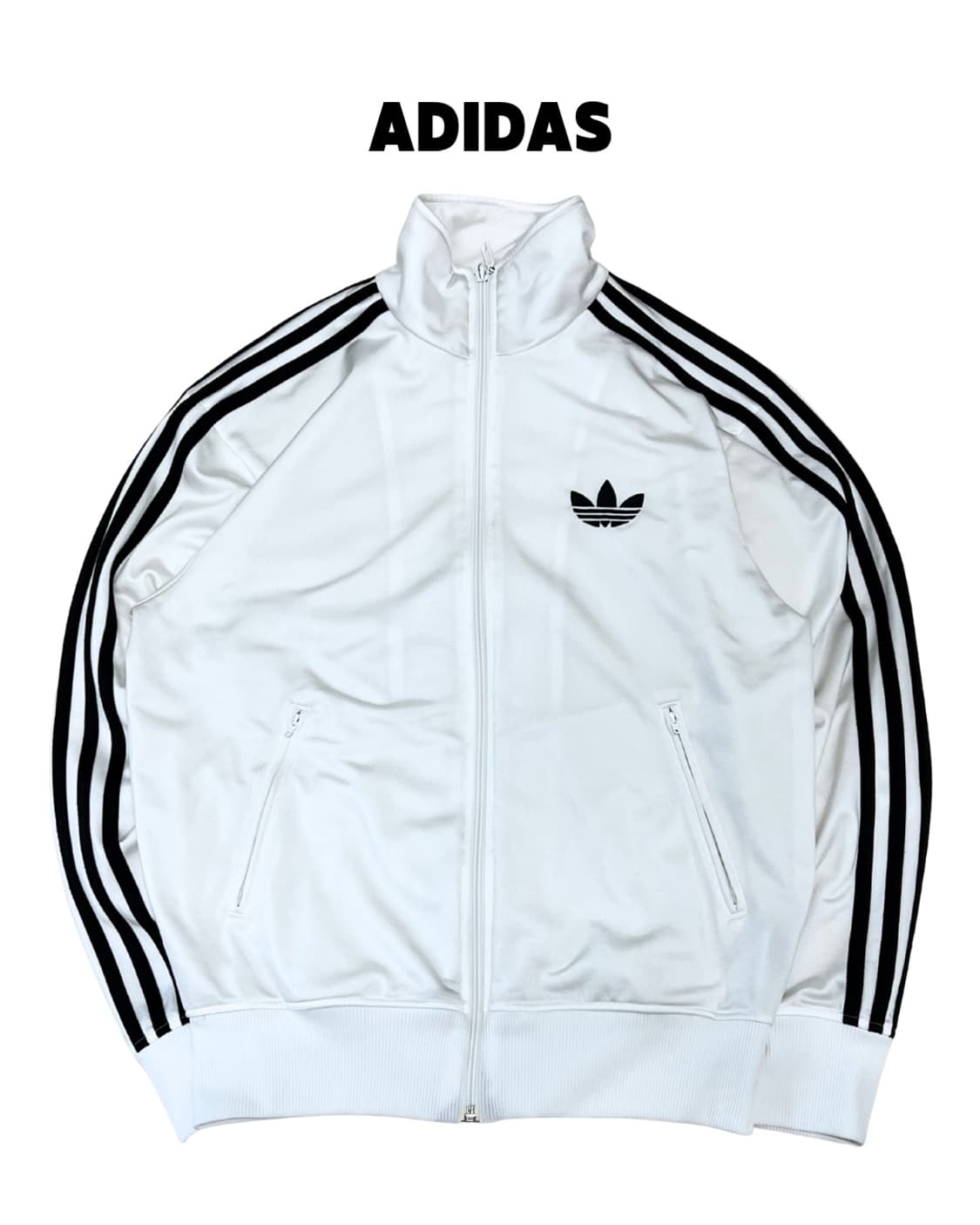 아디다스 구형 파이어버드 트랙탑 져지 화이트/블랙 상품이미지1
