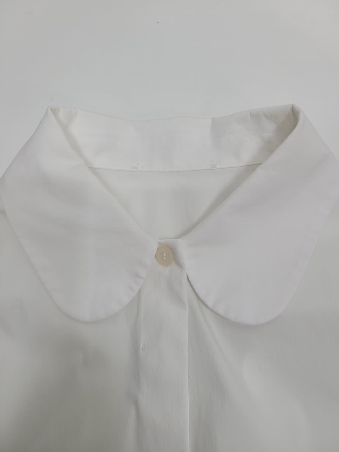 COS 21SS 코스 퍼프 슬리브 블라우스 셔츠 / 여 EUR34 화이트 상품이미지5