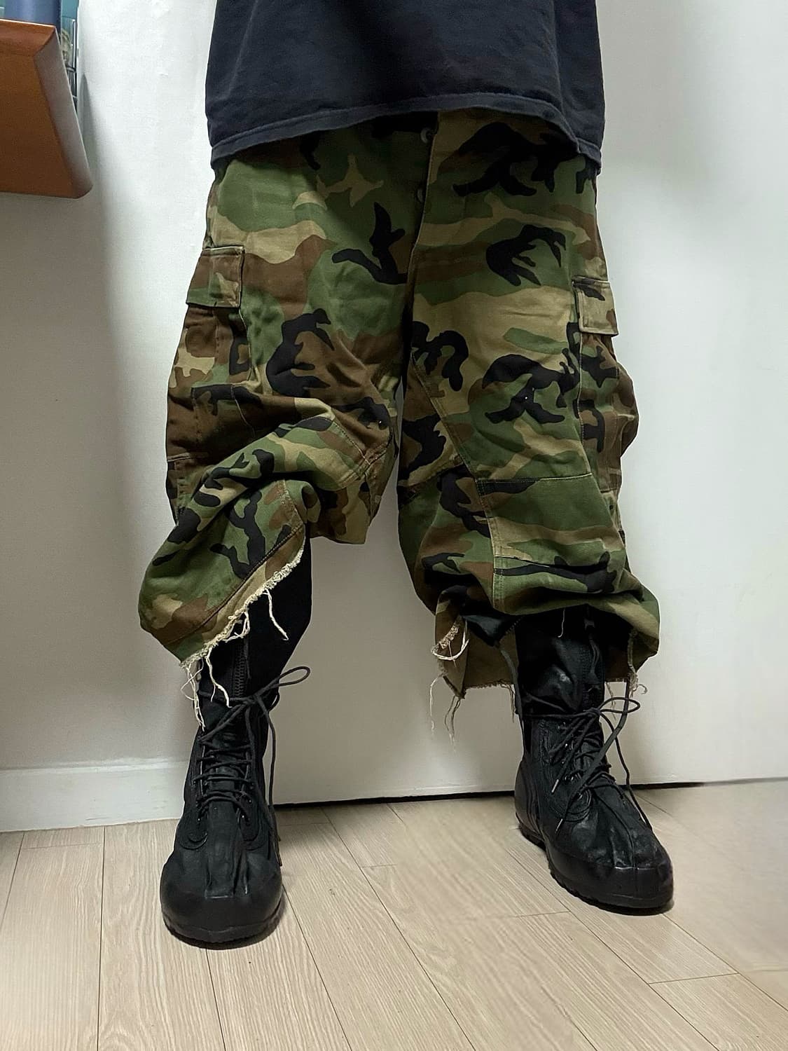 조슈아자말이 신은 밀리터리 설상화 롱 부츠 블랙버전 상품이미지3