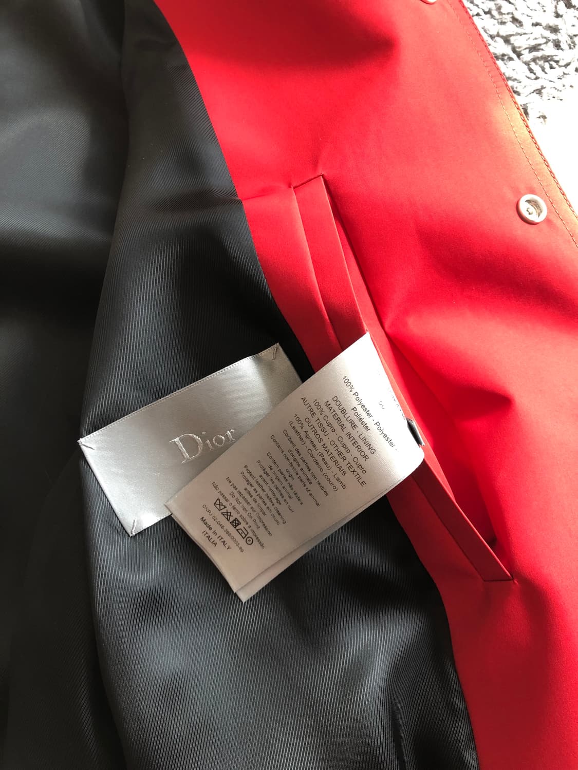 디올 파리스 컬렉션 가죽 블루종 자켓 상품이미지8