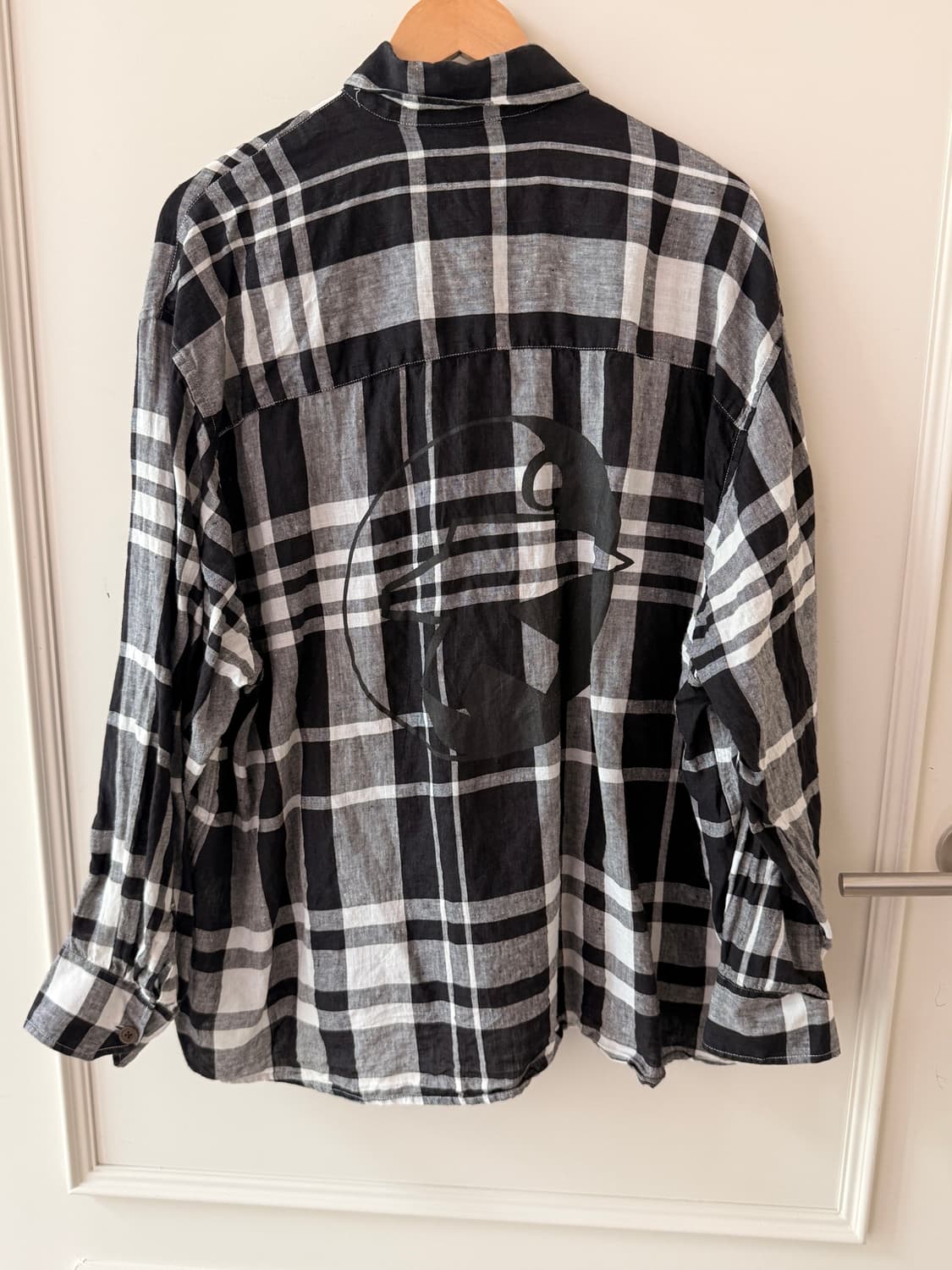 스투시 (Stussy) 아워레가시 워크샵 보로우드 셔츠 볼드체크린넨 상품이미지2