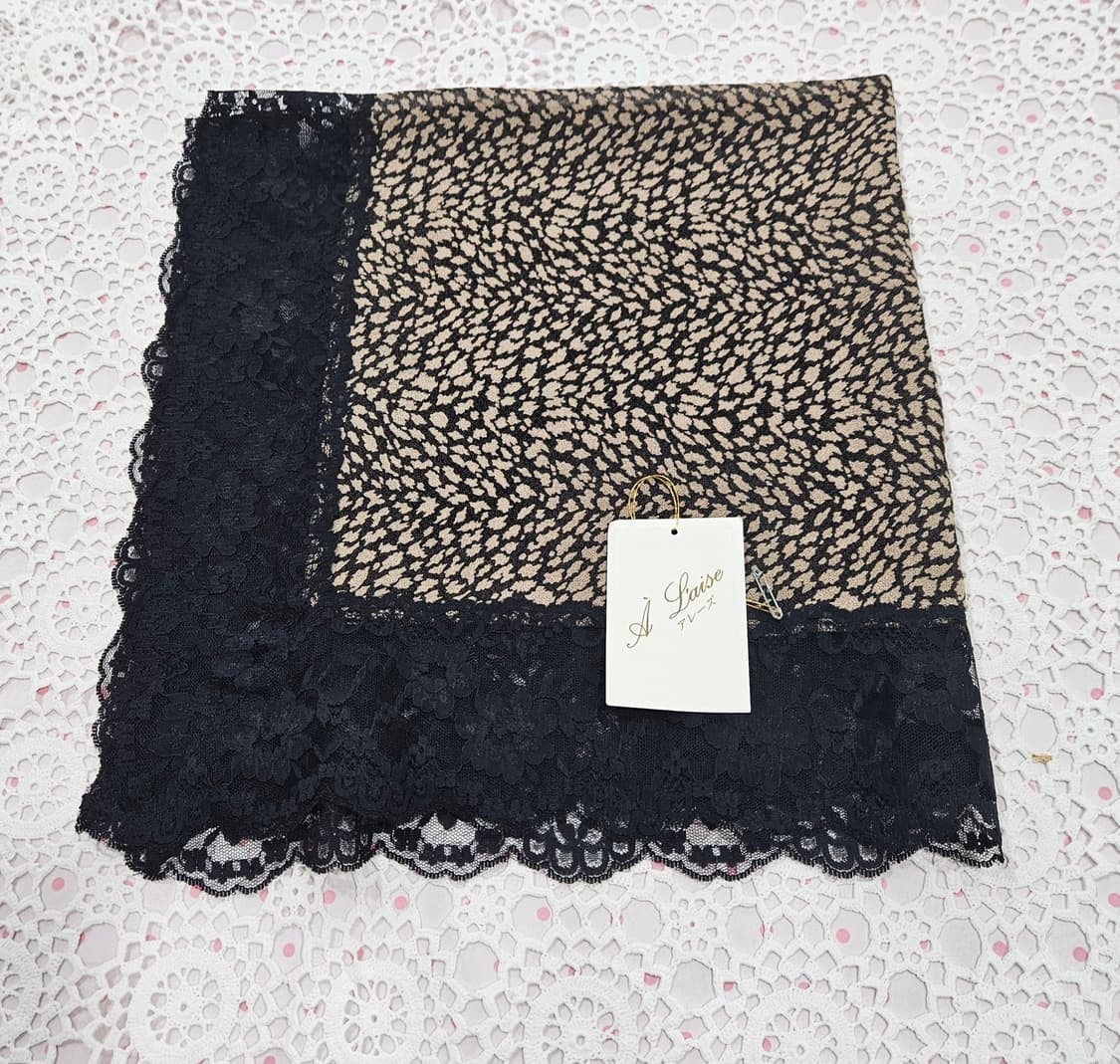 일본 레이스 빅 손수건/스카프 3장 일괄판매 상품이미지9