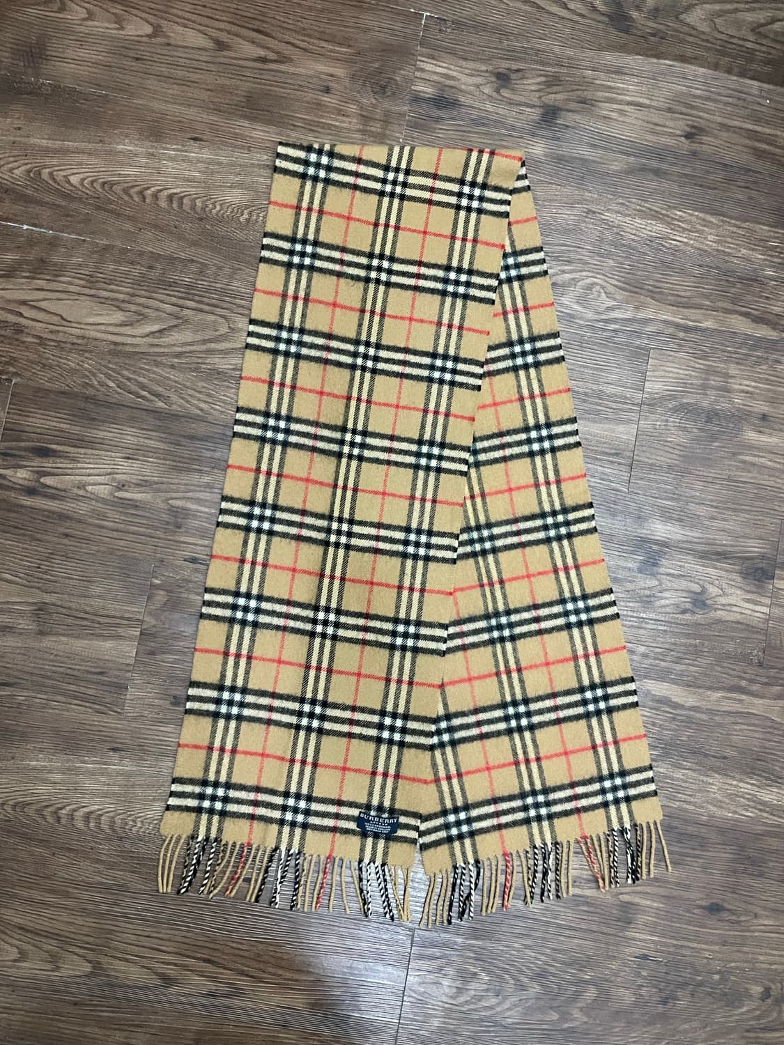 버버리 램스울 노바체크 머플러 목도리 베이지 상품이미지5
