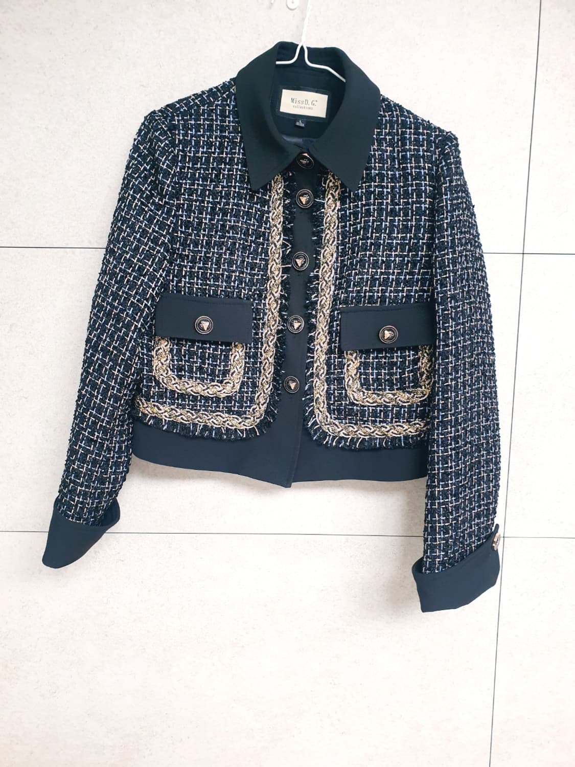 트위트 자켓 블랙 새상품 상품이미지1