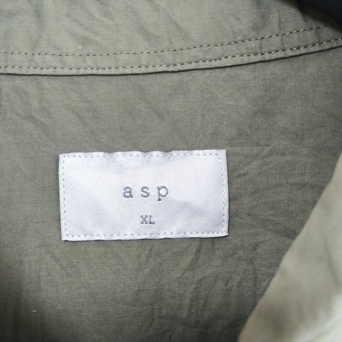 [XL] 애습 asp 올리브 반팔 셔츠 상품이미지4